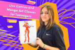 Live Comics and Manga Art Classes for Teenagers